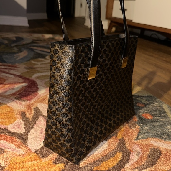 Authentic Celine Macadam Pattern 2way Shoulder Bag - Picture 12 of 14